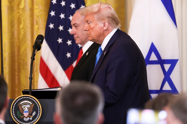 Benjamín Netanyahu y Donald Trump.