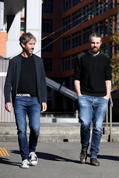 Co-founders of tech company Atlassian, Scott Farquhar and Mike Cannon-Brookes