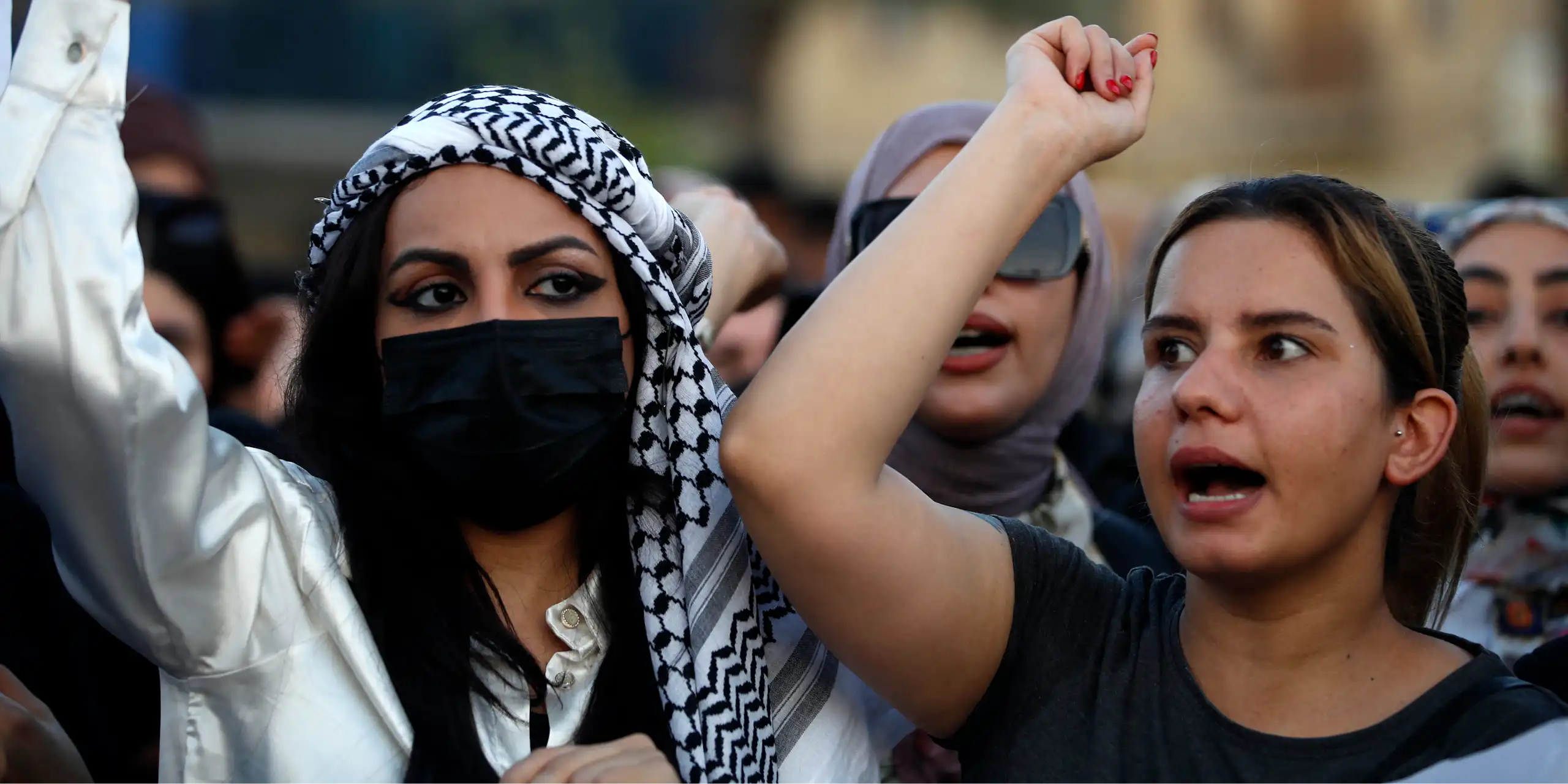 À Bagdad, le 8 août 2024, des femmes manifestent contre le projet de loi sur le nouveau code de la famille, qui sera finalement adopté.