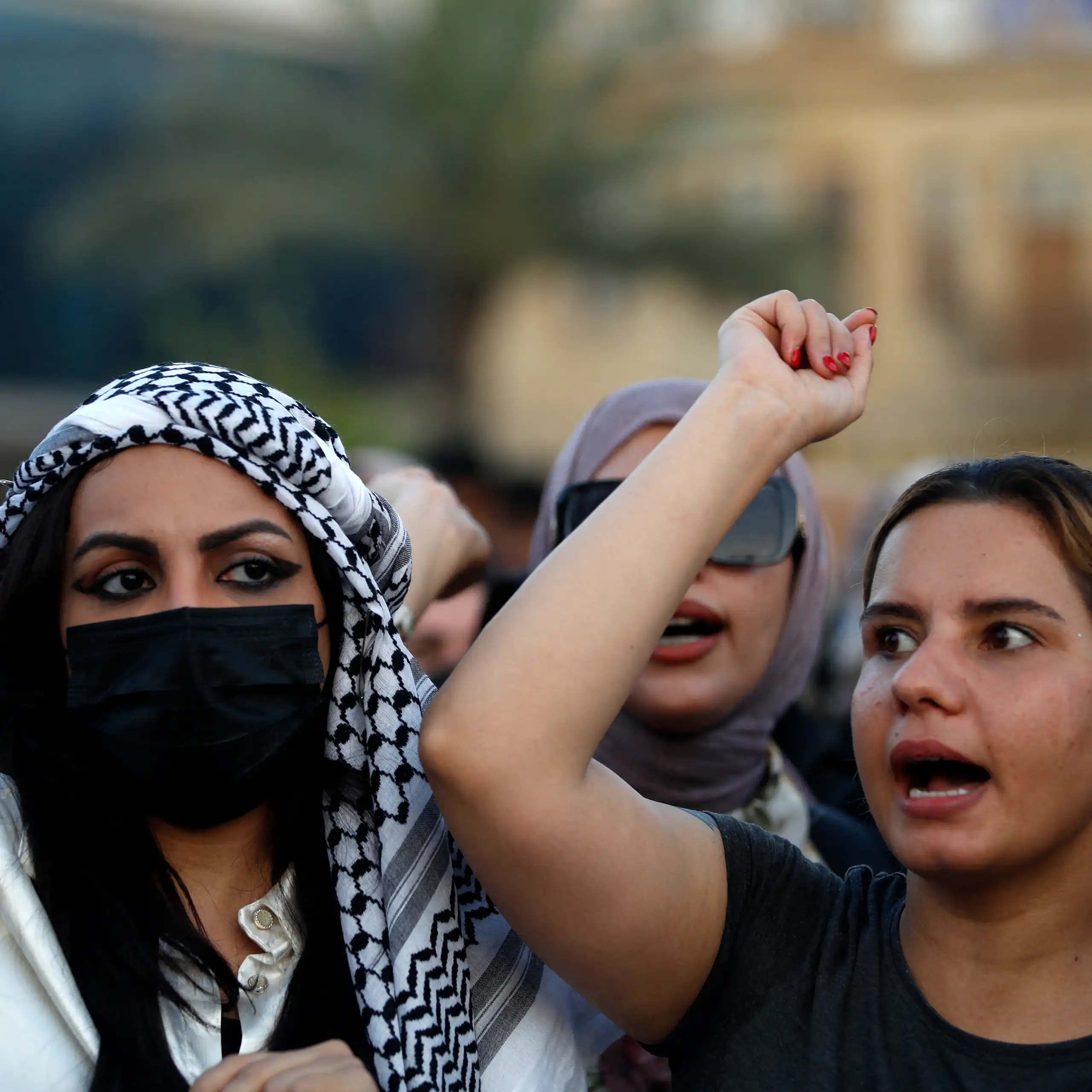 À Bagdad, le 8 août 2024, des femmes manifestent contre le projet de loi sur le nouveau code de la famille, qui sera finalement adopté.