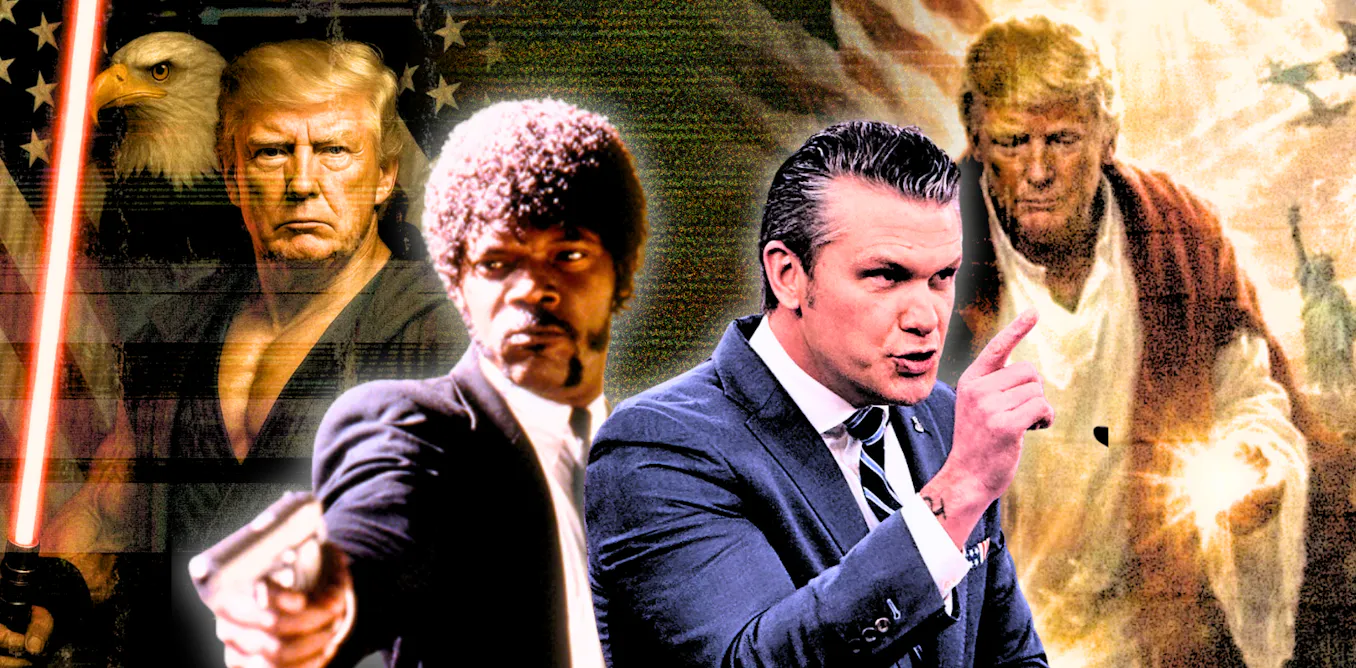 Cómo la administración Trump se apropia de la cultura pop y la religión para beneficio político.