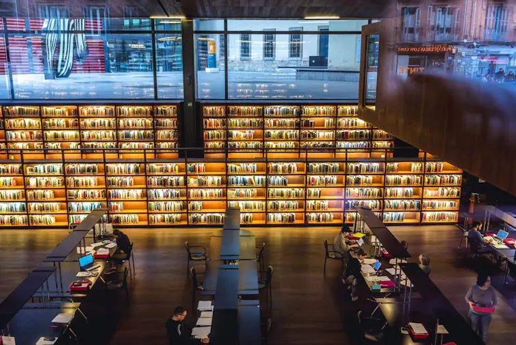 Biblioteca del Museo Nacional de Arte Reina Sofía de Madrid.