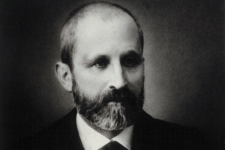 Portrait of Swiss scientist Friedrich Miescher.