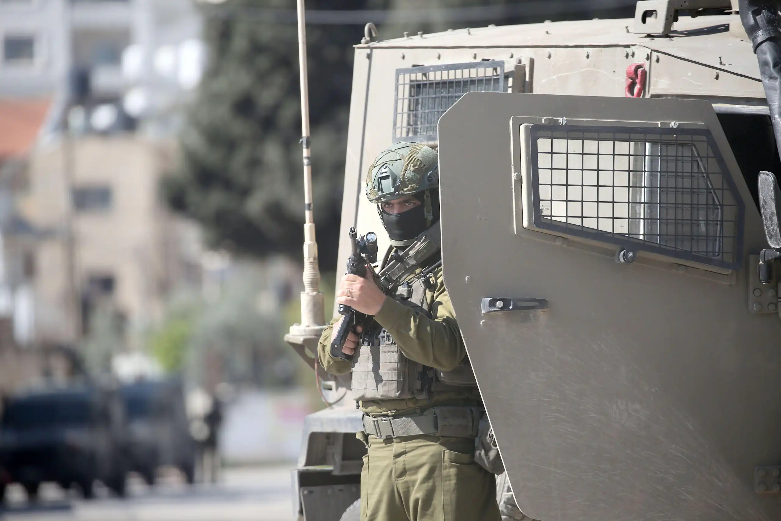 An Israeli soldier.