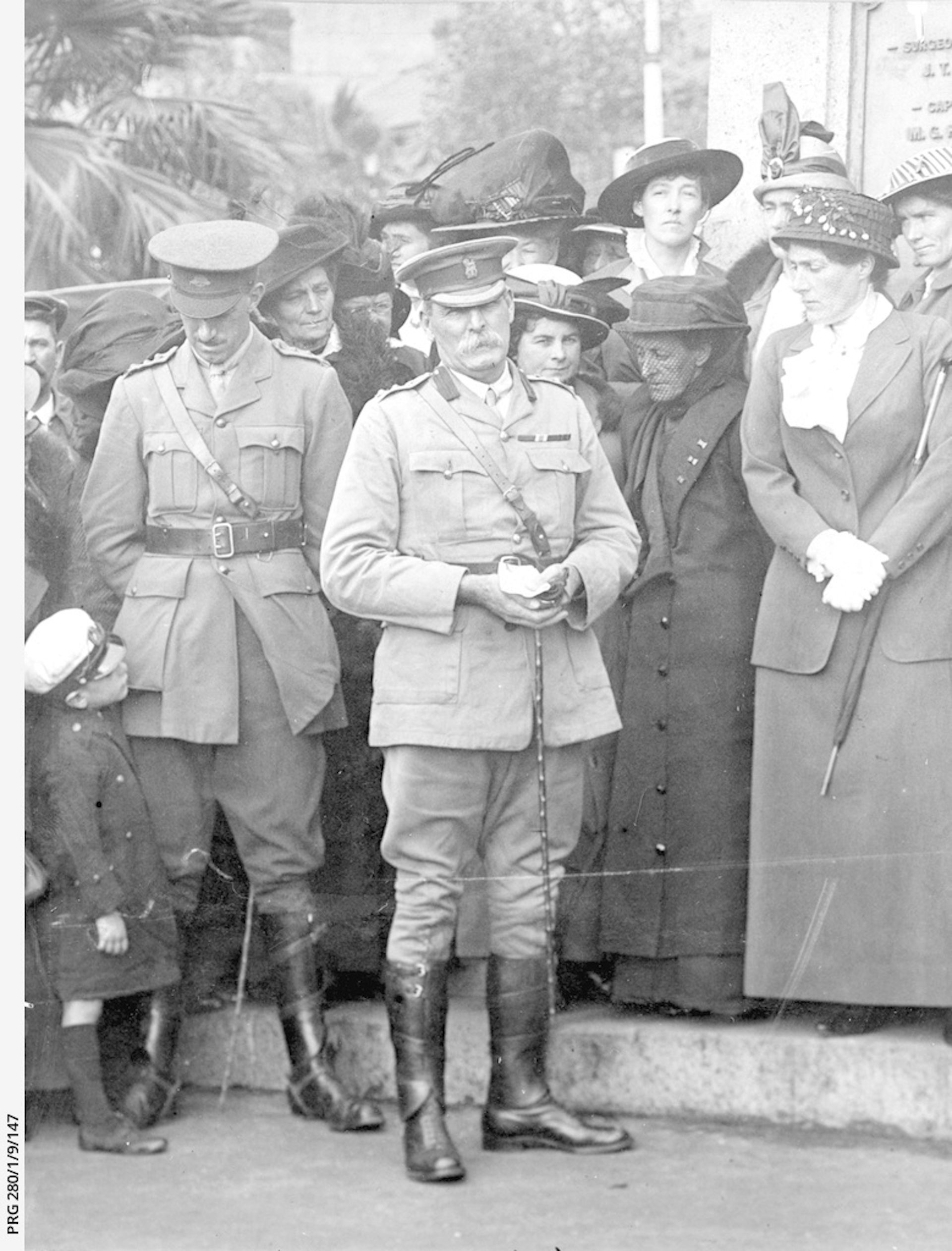 The first Anzac Day was marked by women wearing mourning black