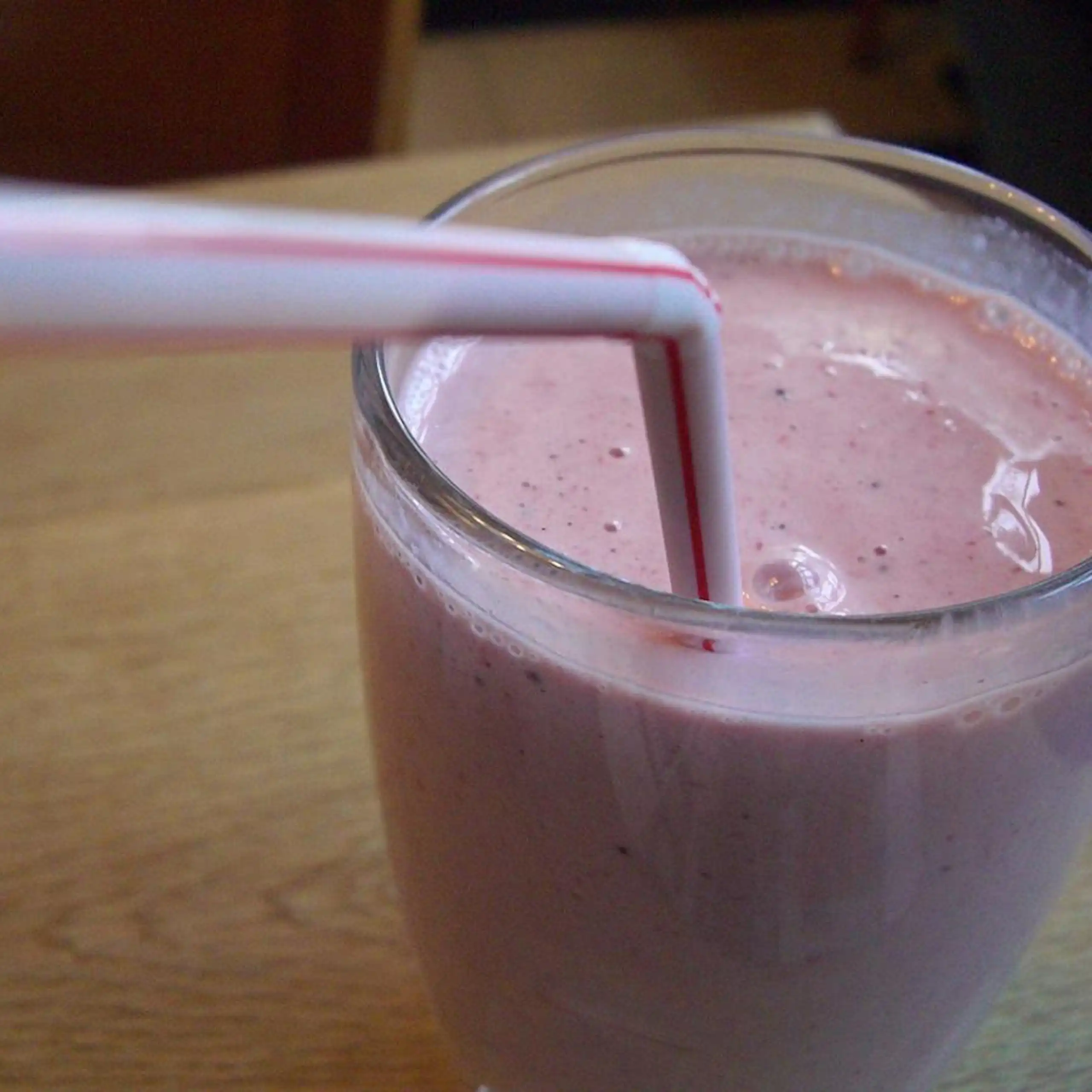 Gros plan d'un smoothie (photo d'illustration).