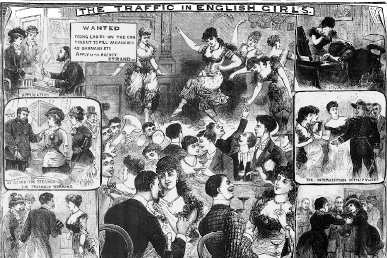 L'illustration publiée avec l'article dans l'Illustrated Police News du 2 mai 1885.