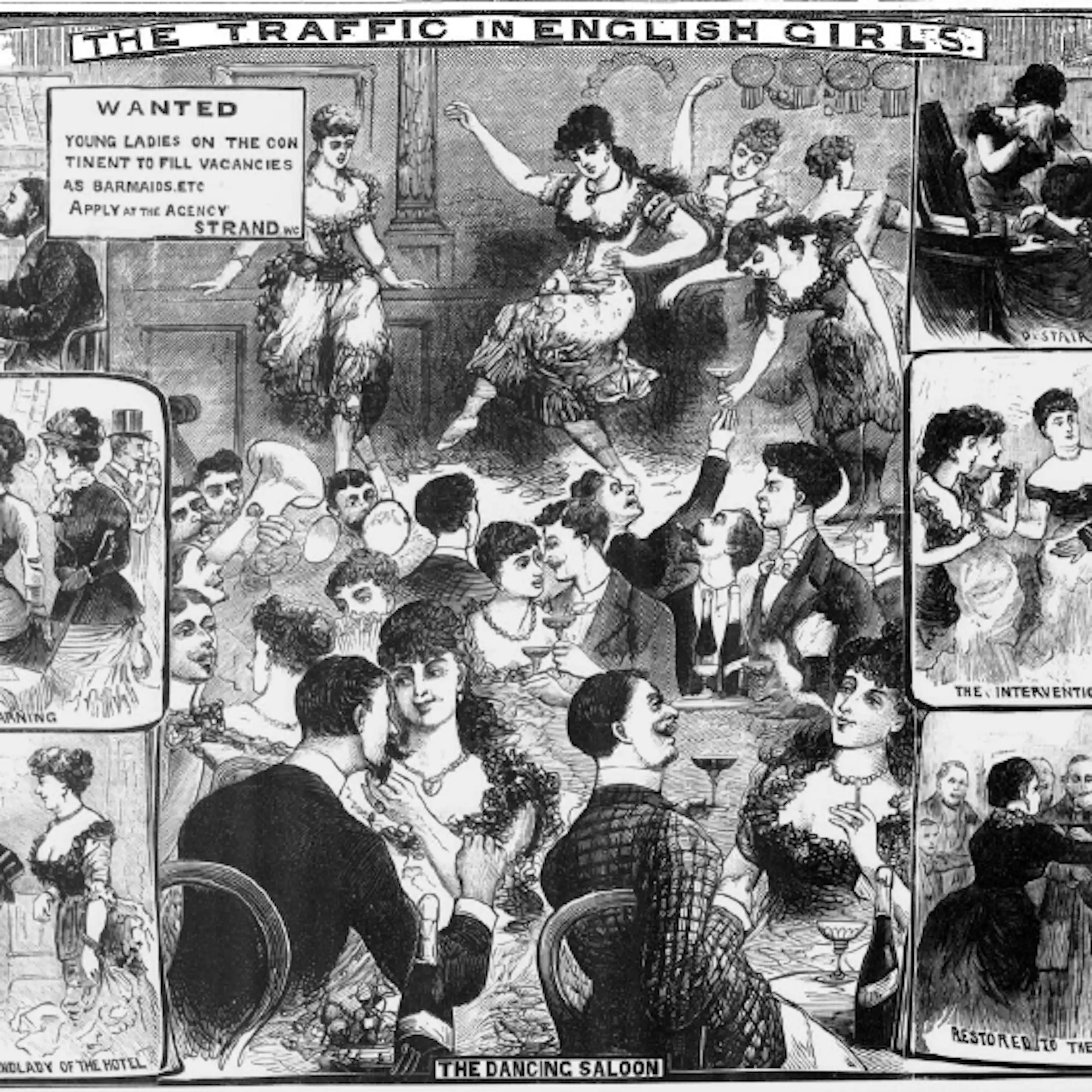 L'illustration publiée avec l'article dans l'Illustrated Police News du 2 mai 1885.