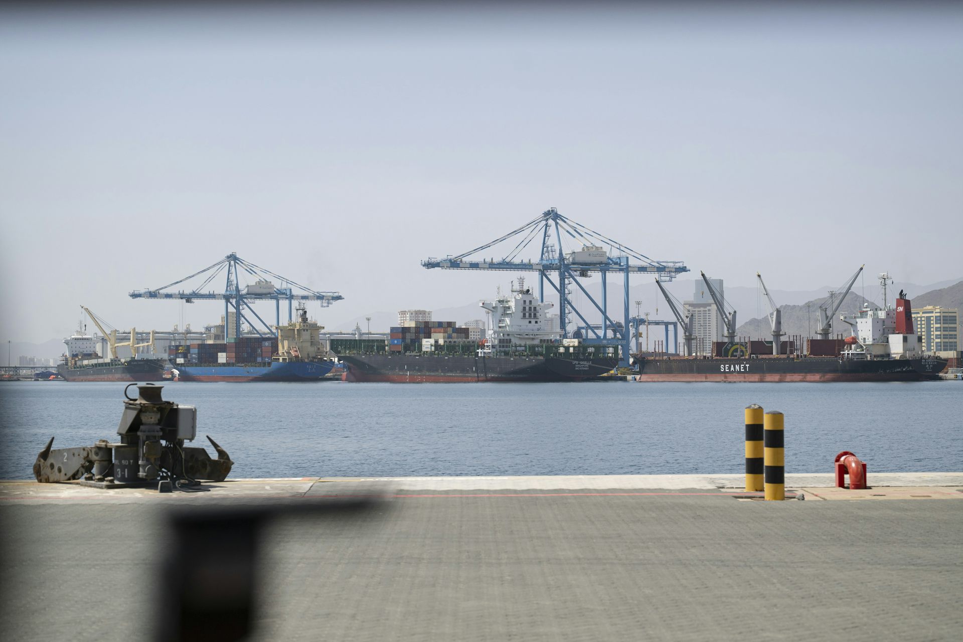 The Port of Fujairah in the United Arab Emirates