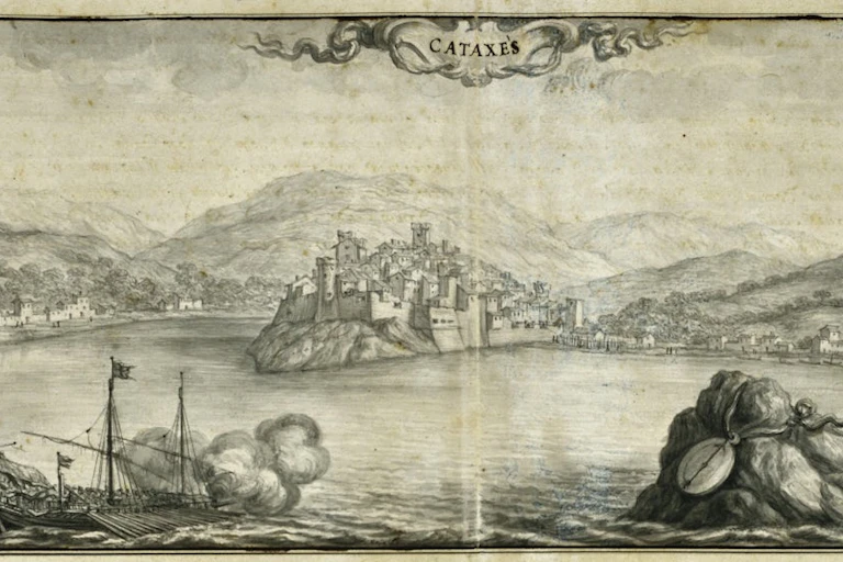 Pier Maria Baldi, Vista de Cadaqués, 1668.