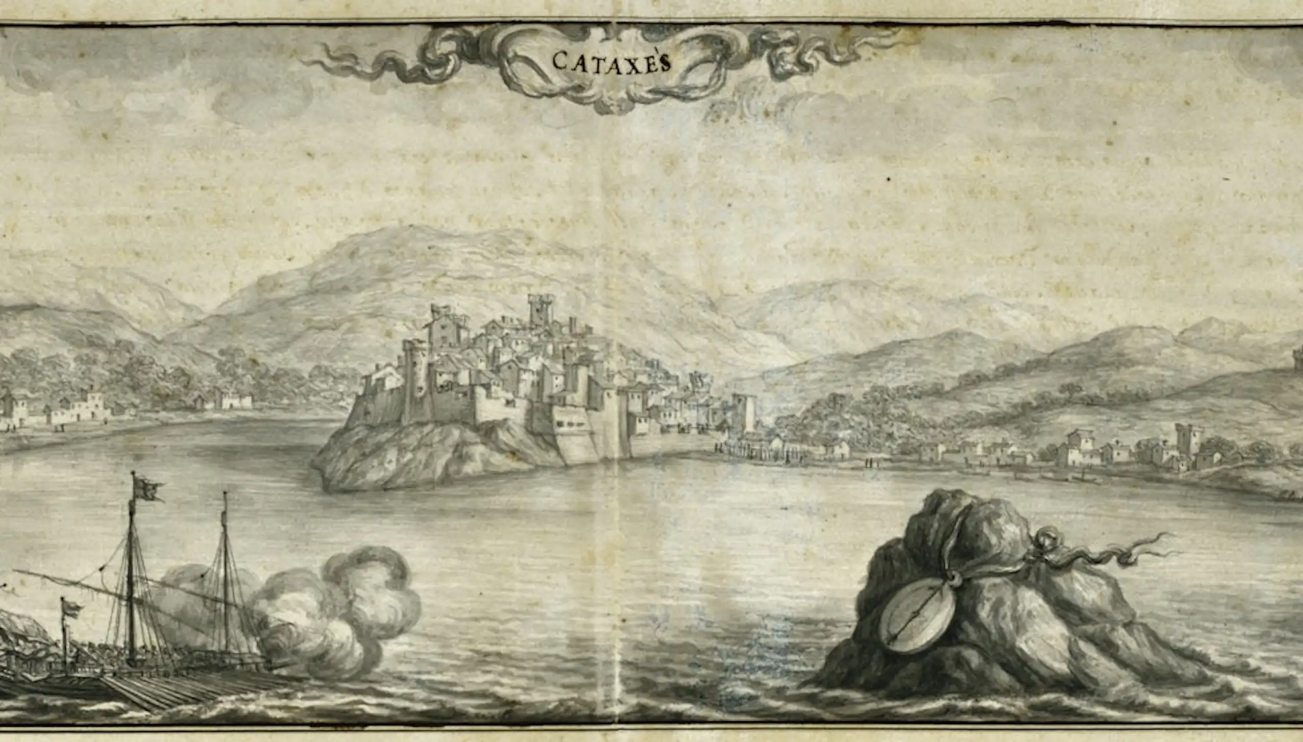 Pier Maria Baldi, Vista de Cadaqués, 1668.