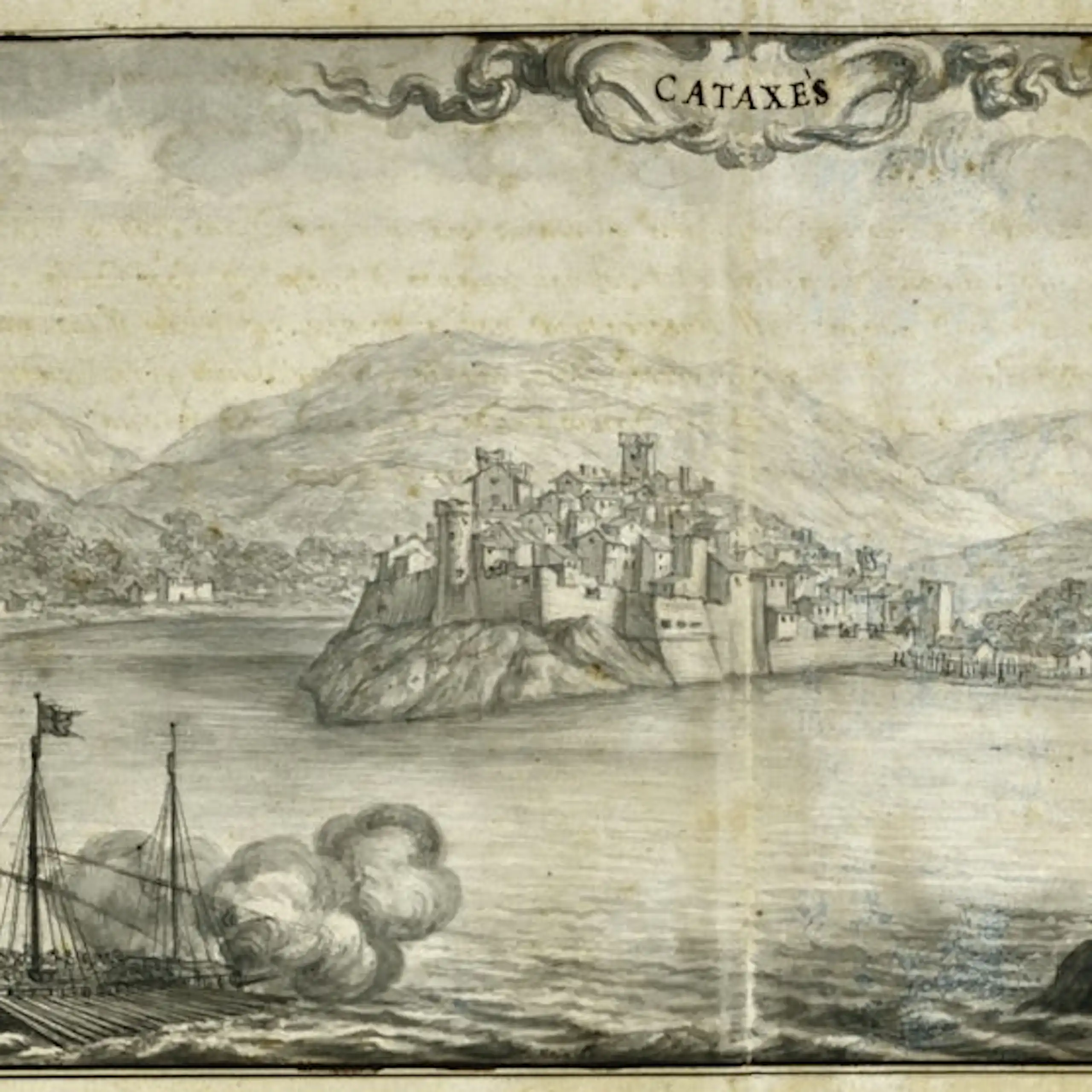 Pier Maria Baldi, Vista de Cadaqués, 1668.