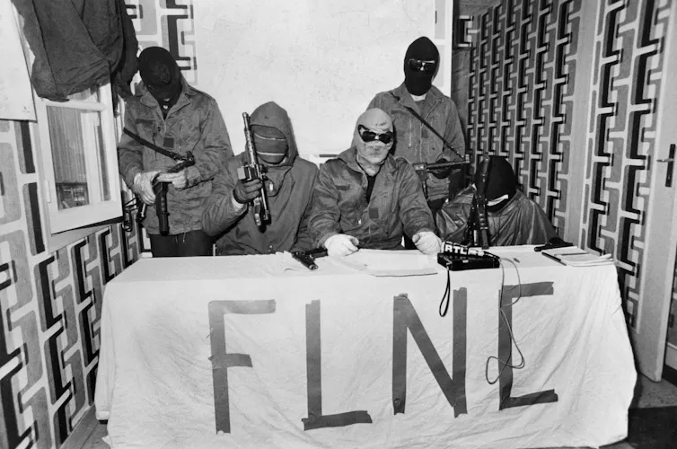 Conférence de presse clandestine du FLNC à la veille de son procès devant la cour d’assises de Paris, le 13 juin 1979