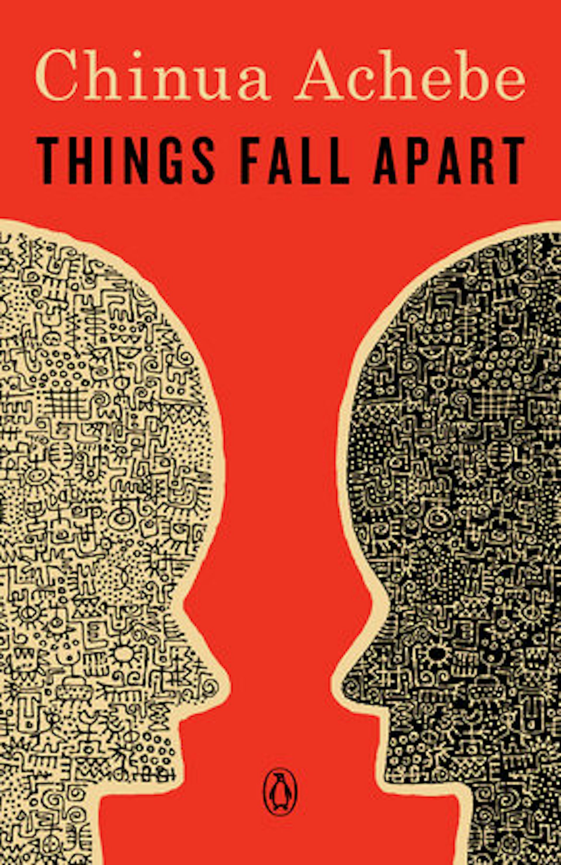 A book cover with an illustration of two faces looking at one another in profile, one greyer, one blacker.