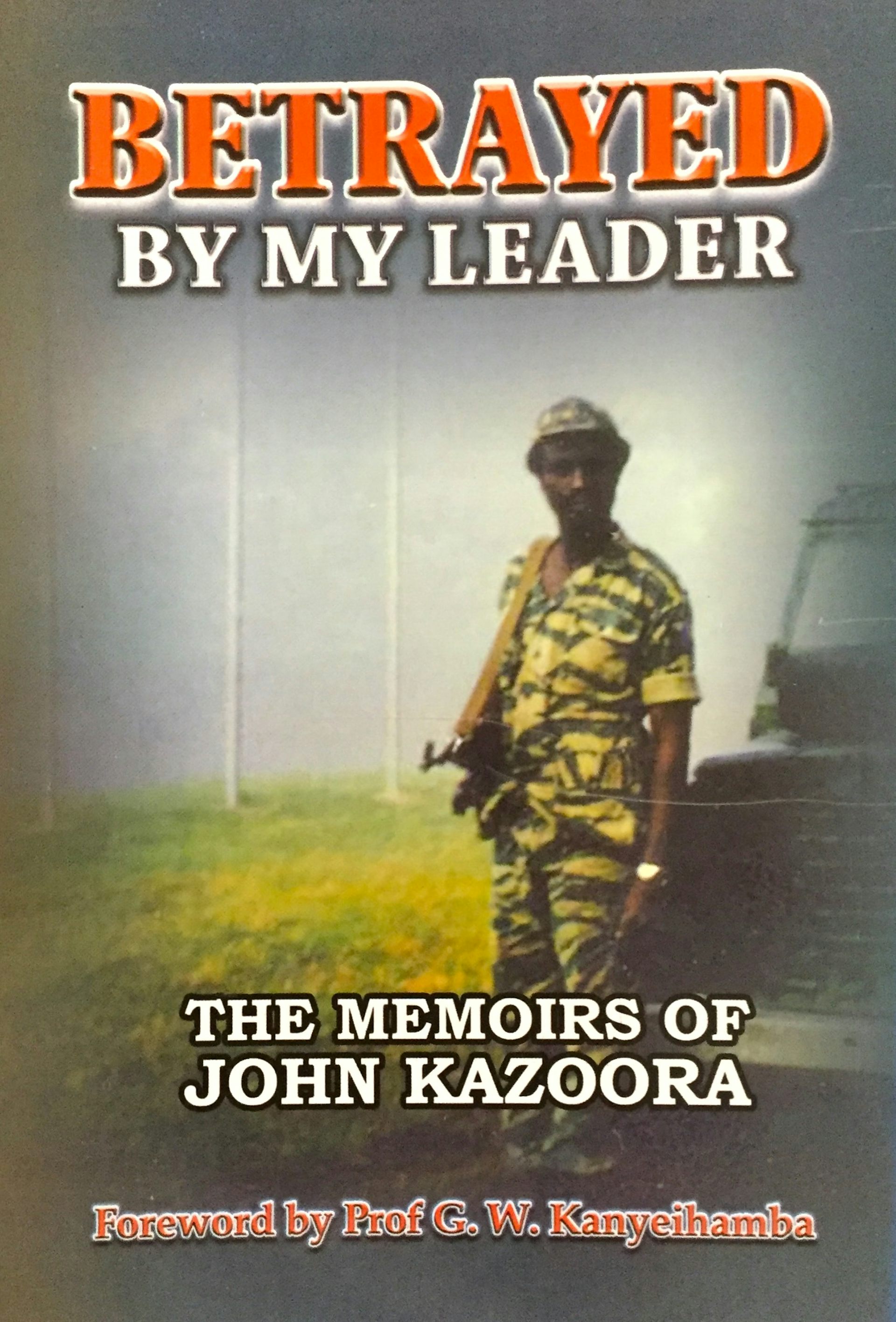 A book cover with a photo of an African man in military uniform.