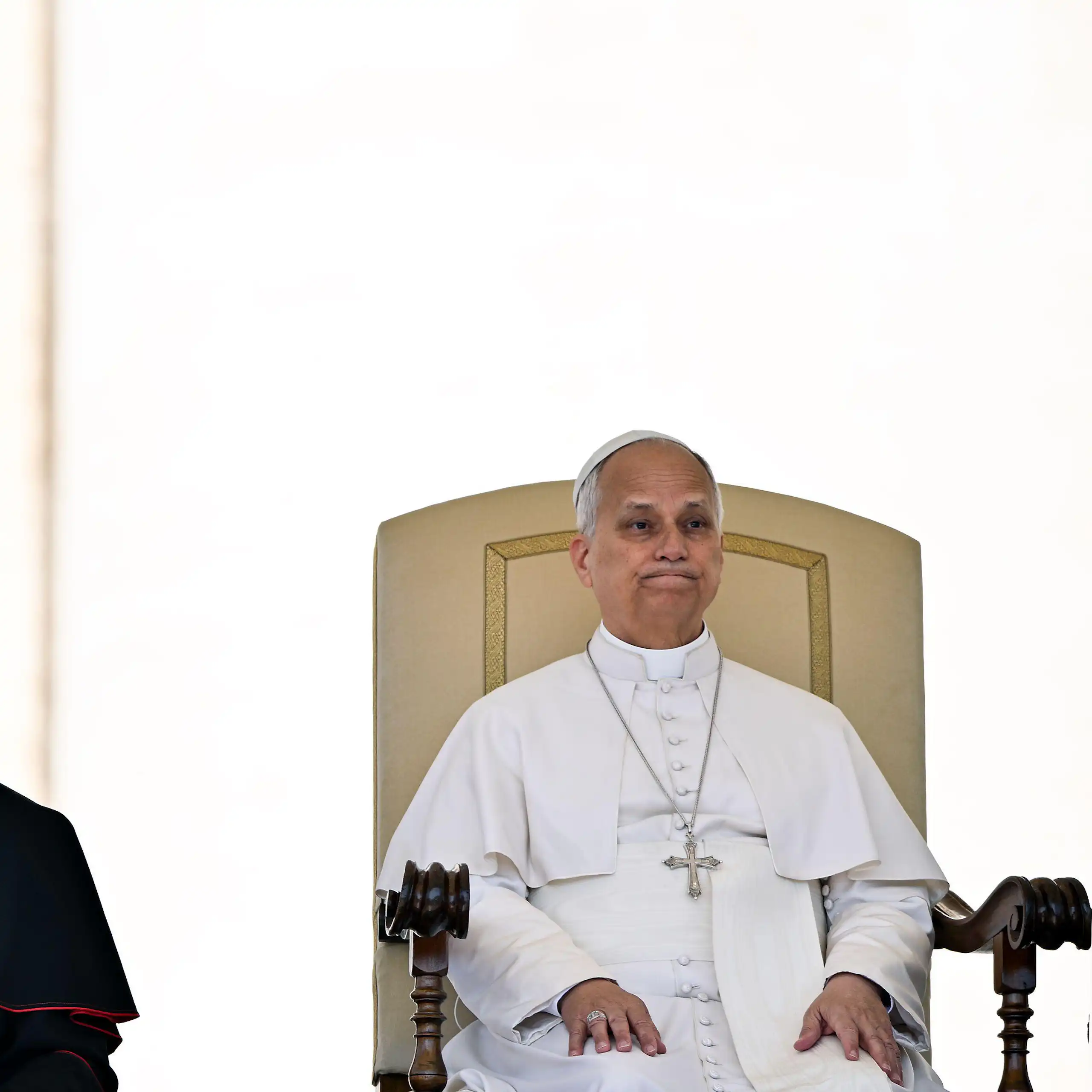 Pope Leo during a ceremony at the Vatican.