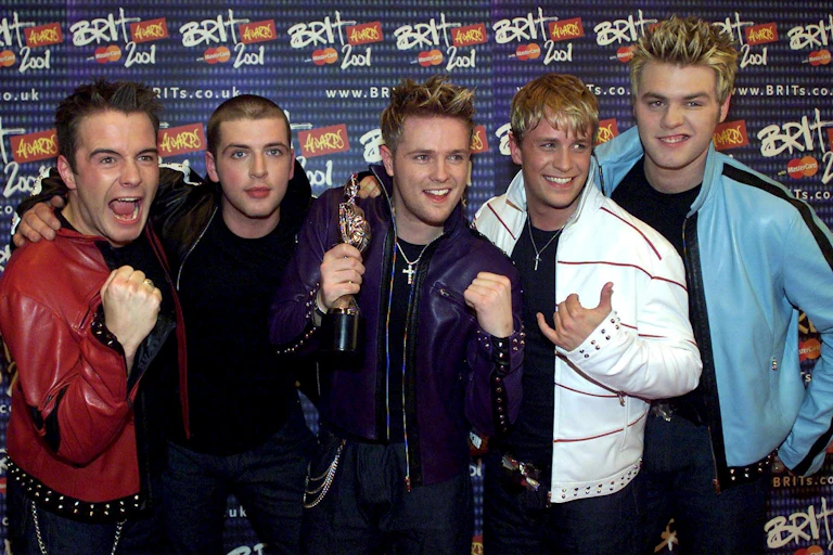 Westlife at the Baftas