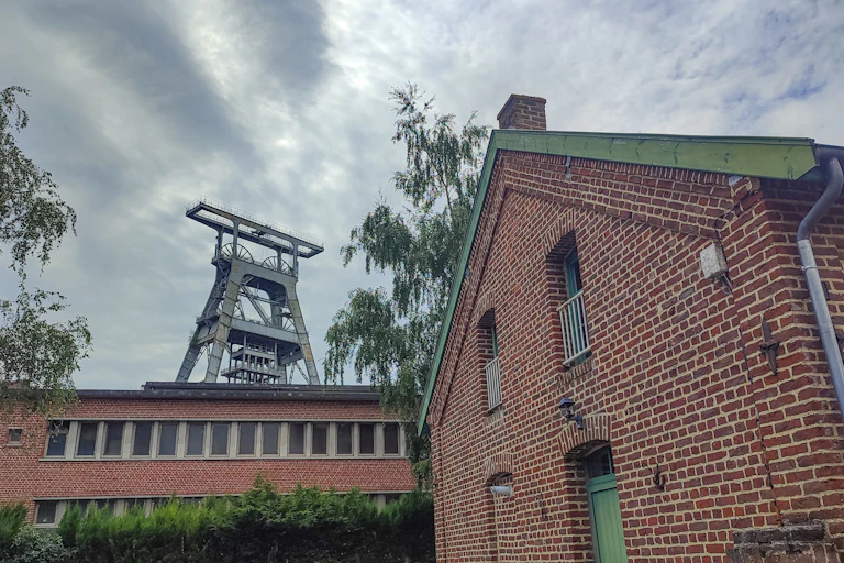 Wallers, département du Nord, France : Maison typique de coron dans les districts houillers du nord de la France.
