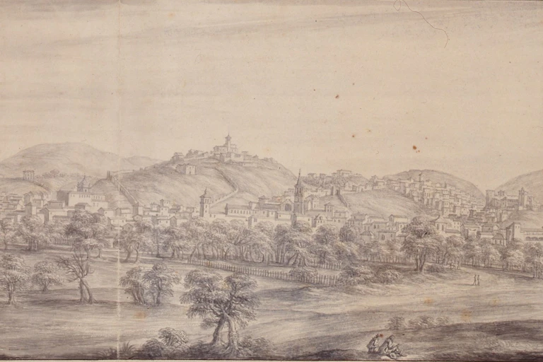 Pier María Baldi: Vista de Granada. 1668