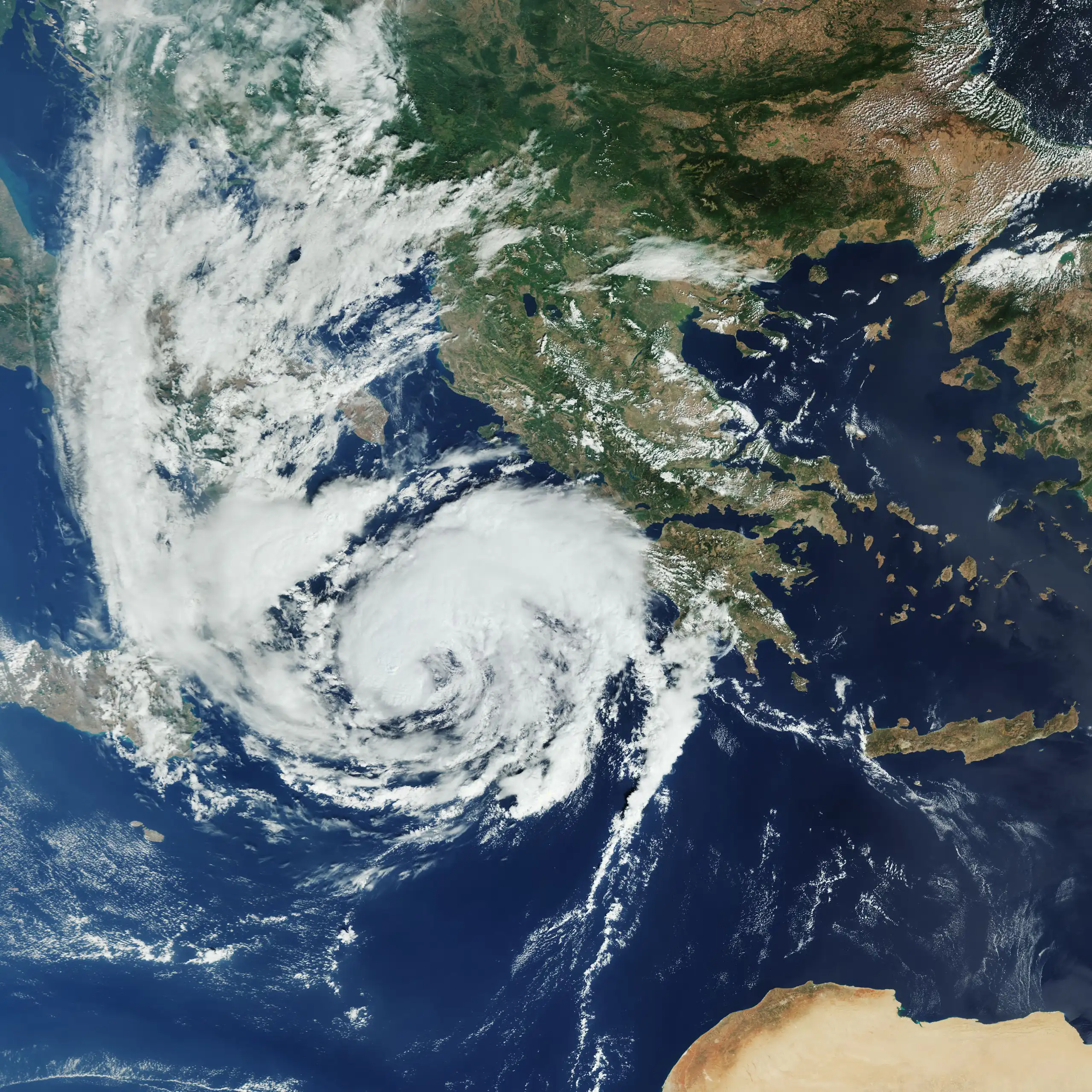 satellite photo of a medicane