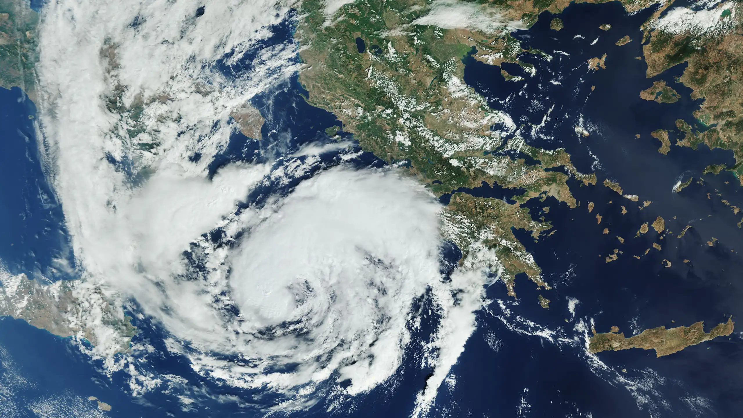 satellite photo of a medicane