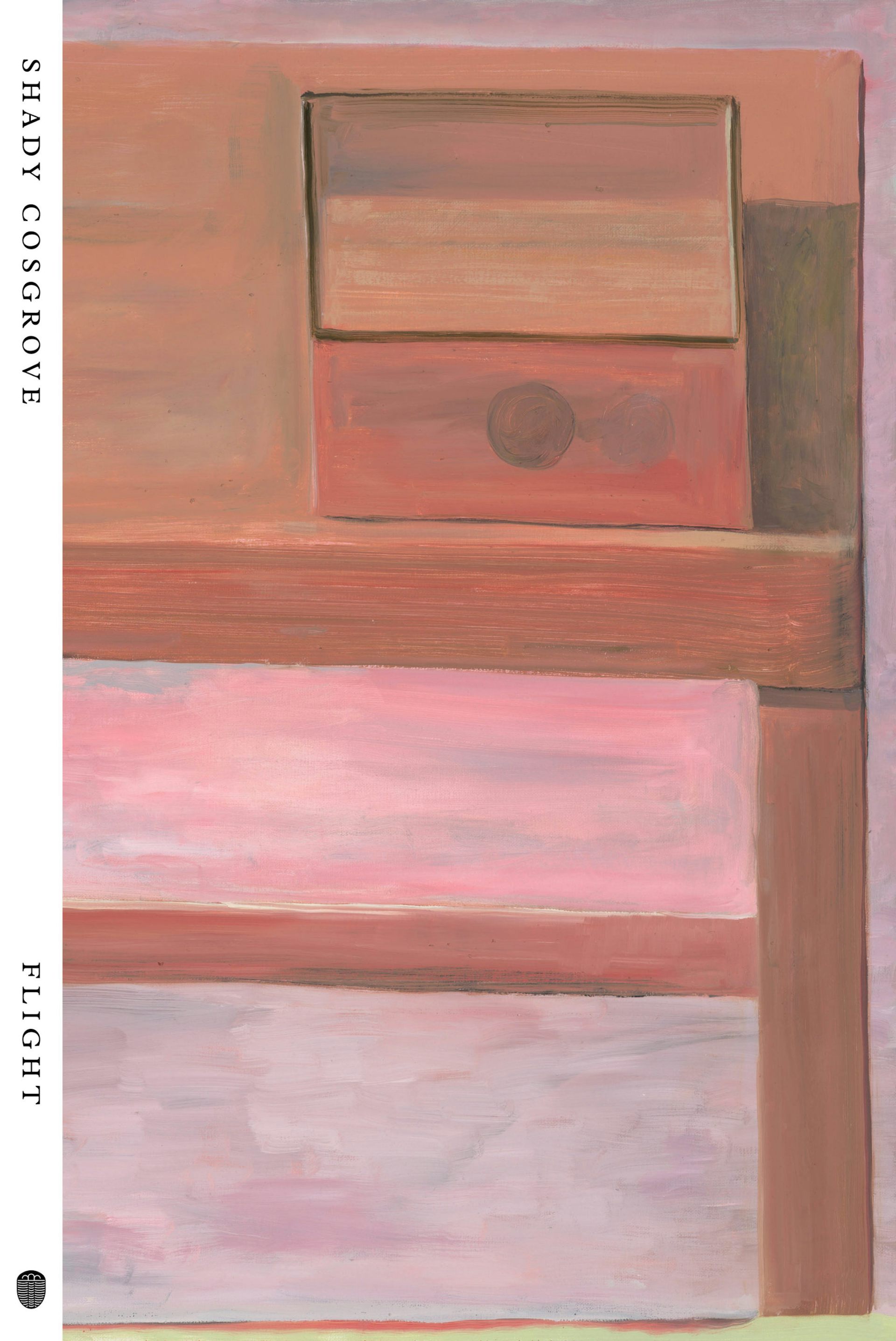 Cover of Flight featuring an abstract geometric painting in pastel colours