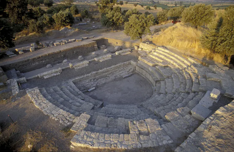 A small covered Roman theatre