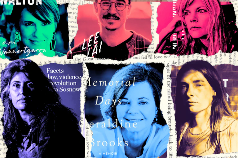 six author faces