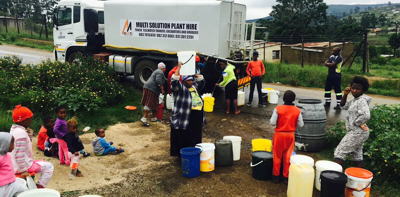 EduWireDaily — Water tank delivery in South Africa has stopped pipes getting fixed and opened the door to corruption – research