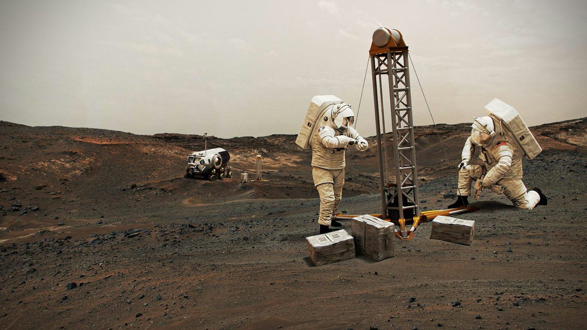 Humans on Mars.