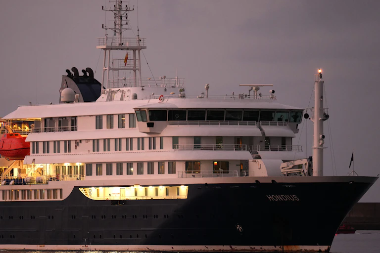 A cruise ship
