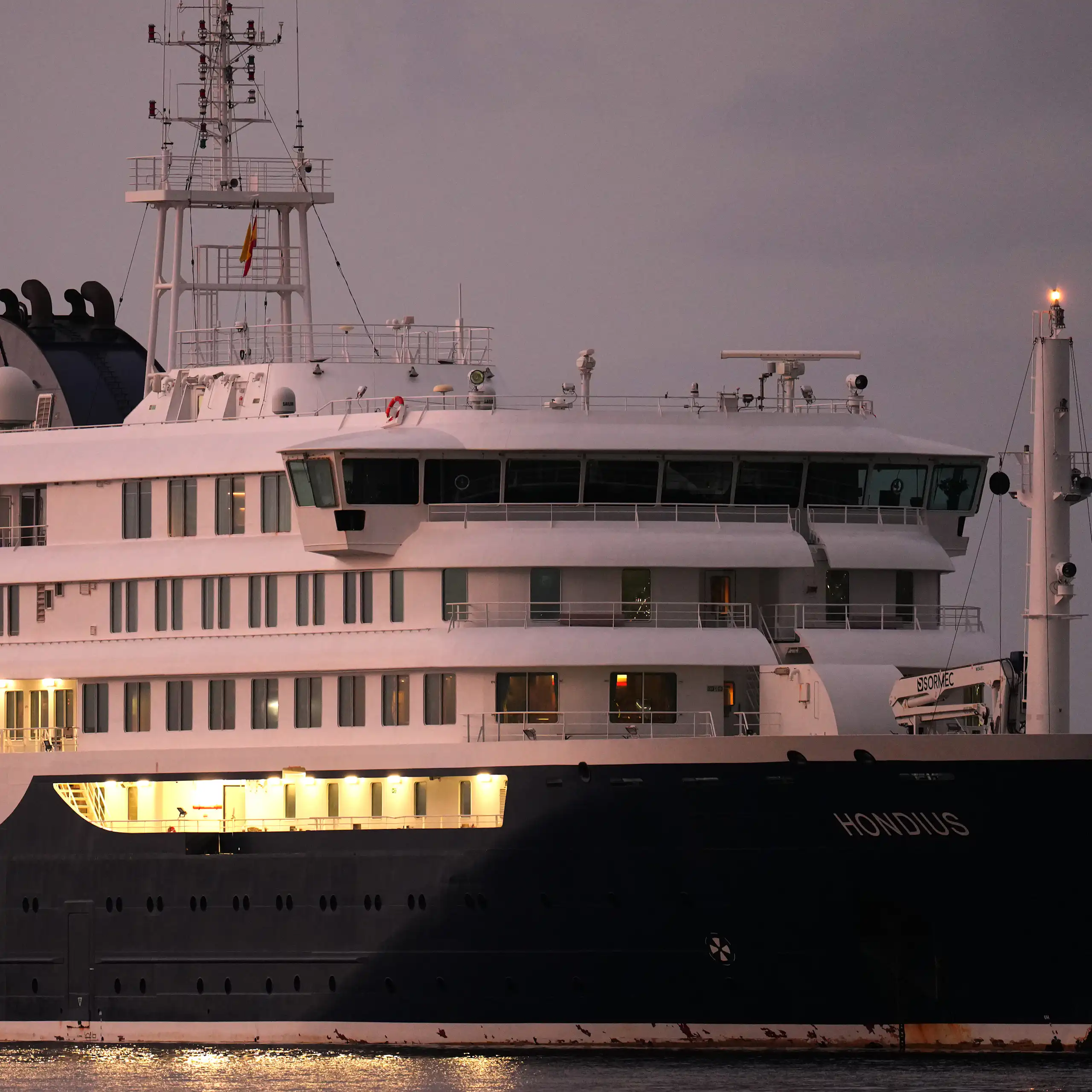 A cruise ship