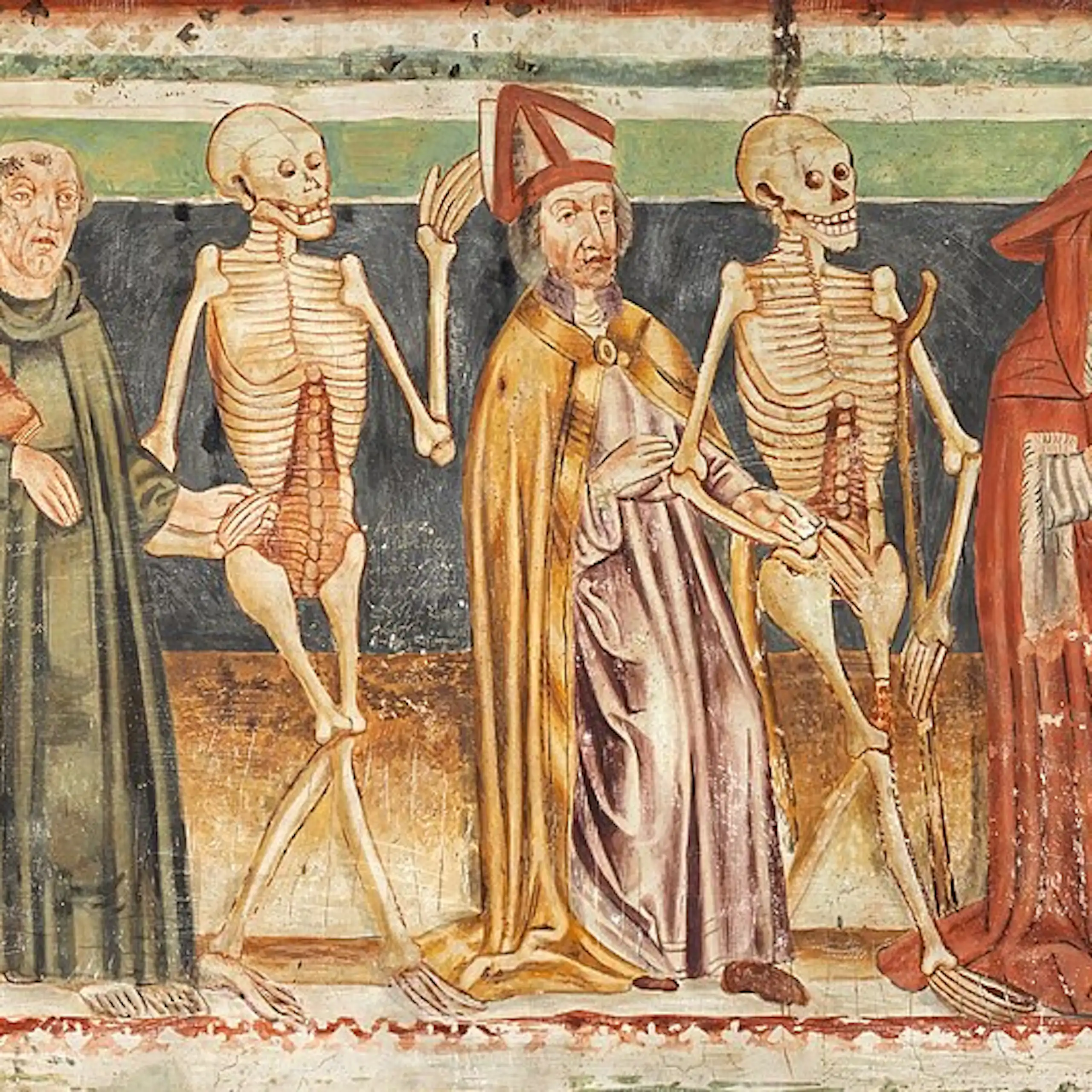 « La Danse macabre » de Jean de Kastav (1490).