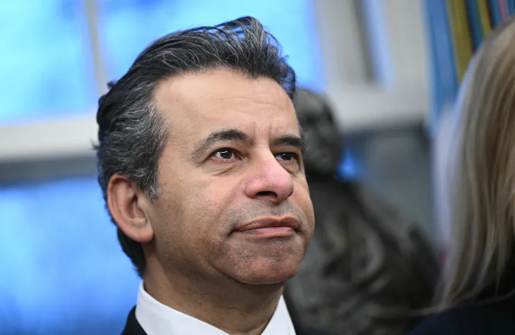 Closeup headshot of former Food and Drug Administration Commissioner Marty Makary.