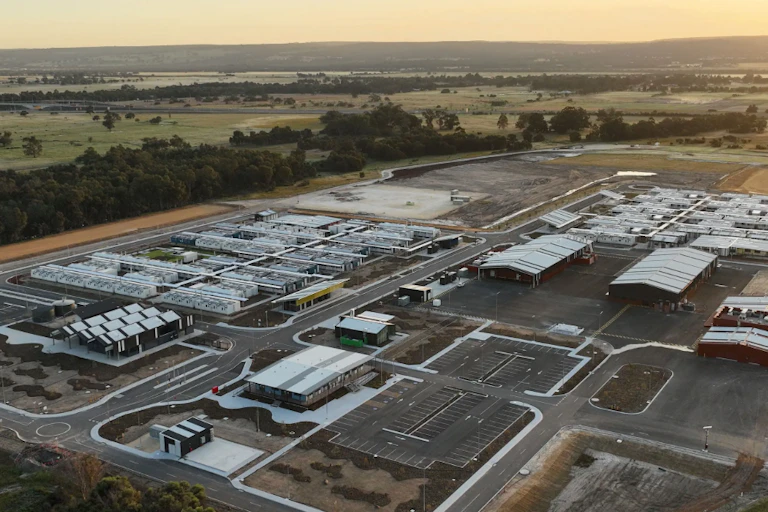 Aerial shot of Perth quarantine facility