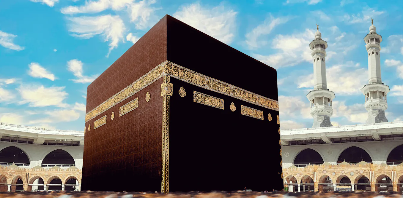 The sacred cloth at the center of the Hajj pilgrimage