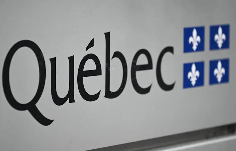 Photo montrant une enseigne de la province du Québec