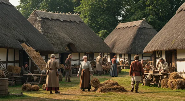 The early medieval period saw a substantial influx of new ancestry from across the North Sea