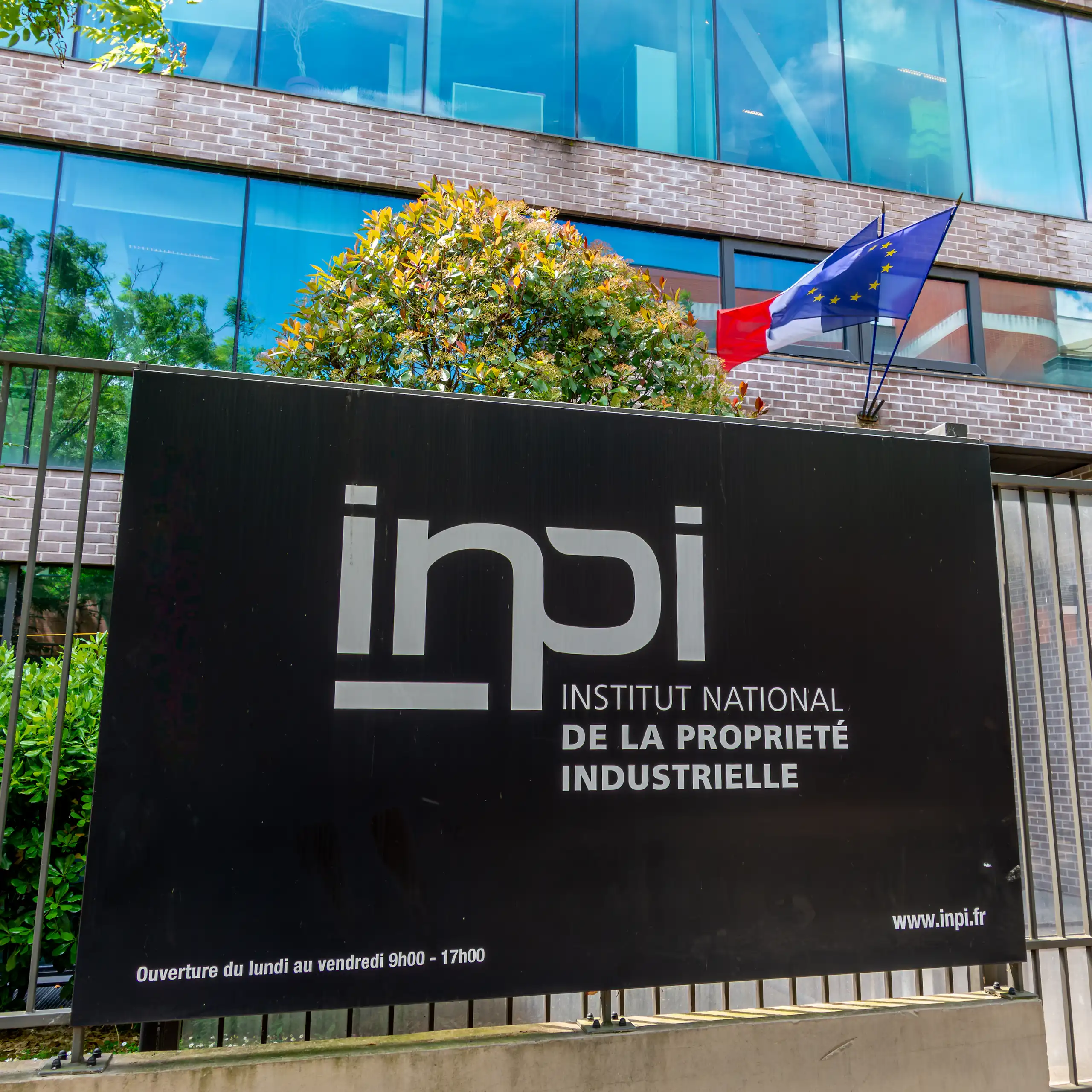 Devanture de l'Institut national de la propriété industrielle