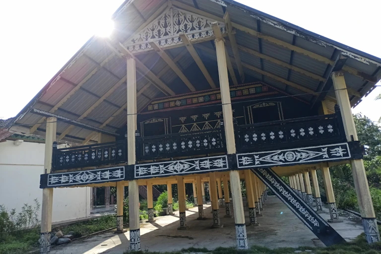 Rumah adat Gayo, Aceh Tengah, yang paling mendekati versi aslinya.