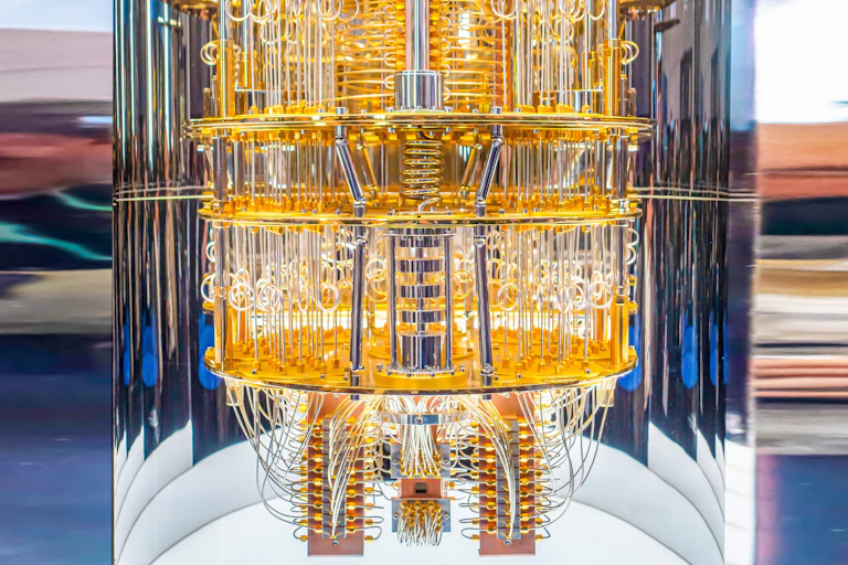 IBM Q System One Quantum Computer at the Consumer Electronic Show CES 2020.