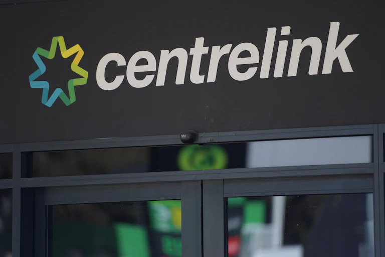 Signage at a Centrelink office