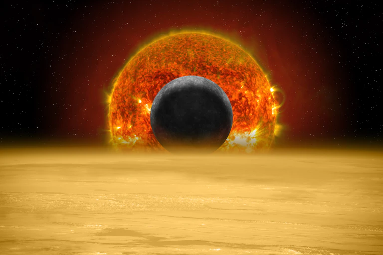 La Lluna tapa part del Sol.