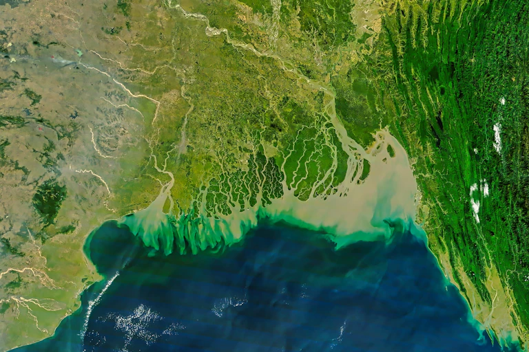 Bangladesh satellite image