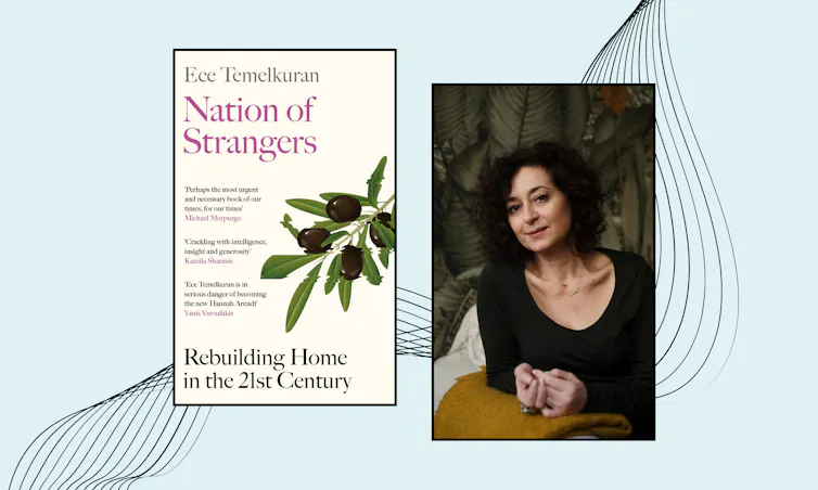 Nation of Strangers book cover and Ece Temelkuran