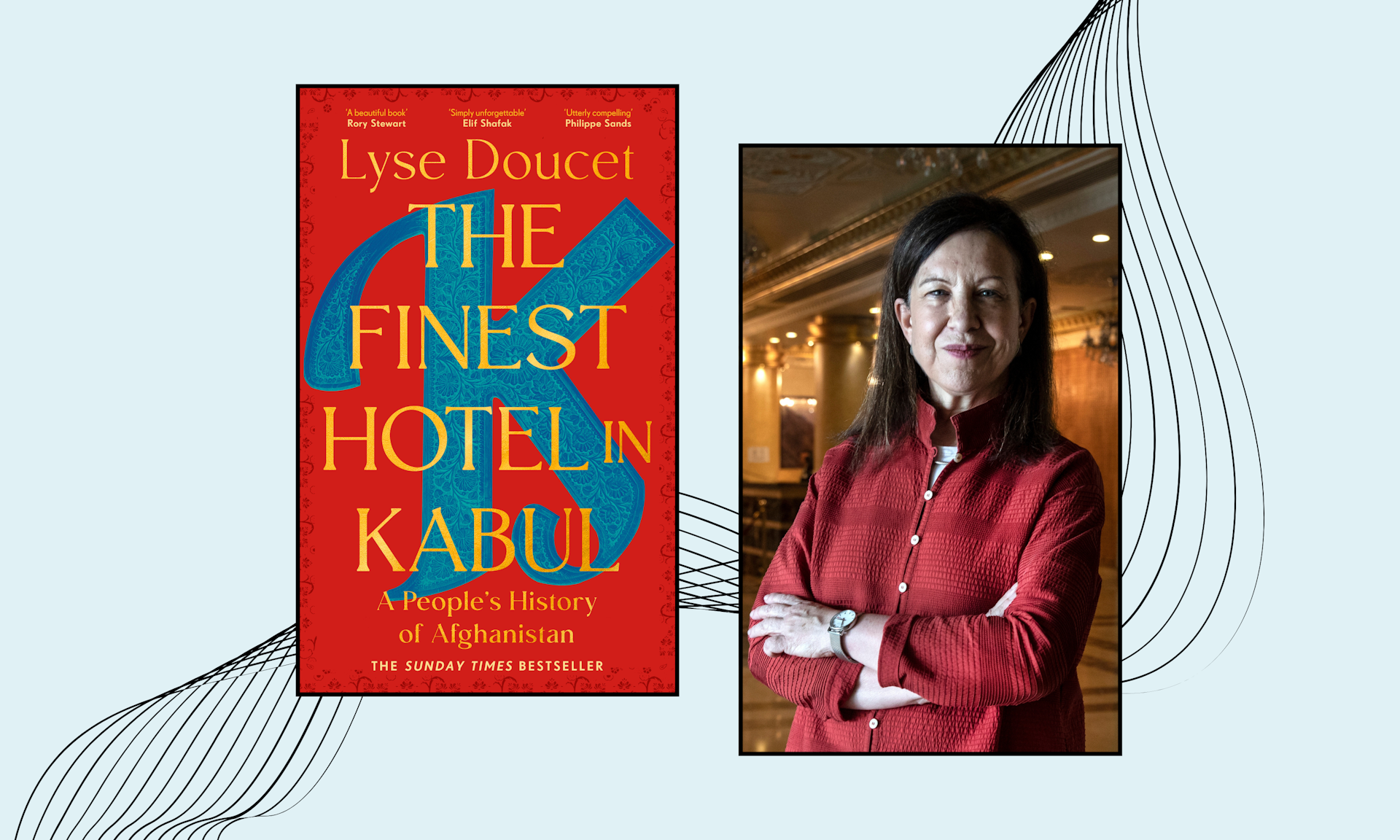 The Finest Hotel in Kabul cover and Lyse Doucet