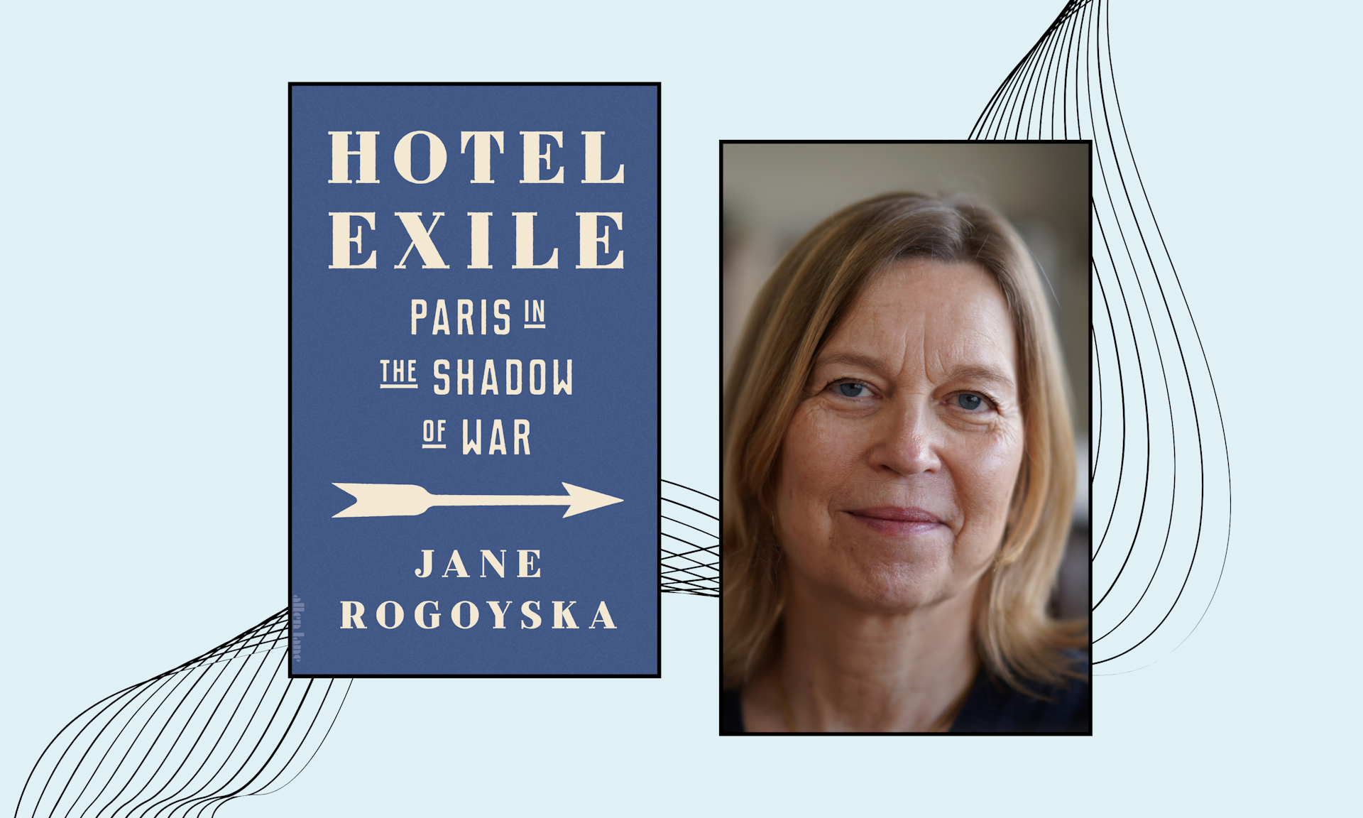 Hotel Exile cover and Jane Rogoyska