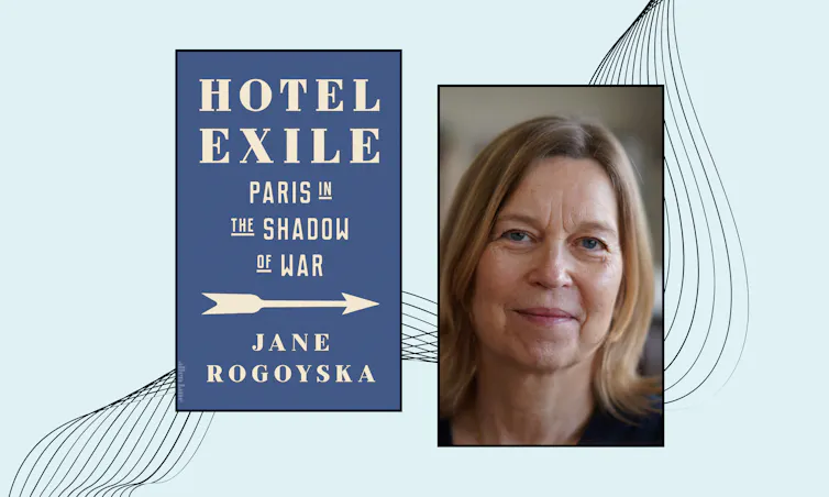 Hotel Exile cover and Jane Rogoyska