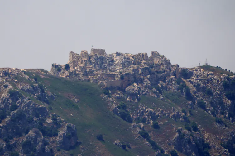 A view of the Beaufort Castle in southern Lebanon as seen from northern Israel this week.