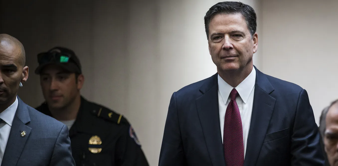James Comey’s Instagram seashell post sits in a murky legal zone between protected political speech and criminal threat